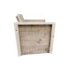 Wood4you - Tuinstoel Vlieland Steigerhout 65Lx72Hx57D cm