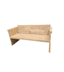 copy of Wood4you - Banc de jardin Texel -  Kit de construction échafaudage bois 152Lx72Hx57P cm