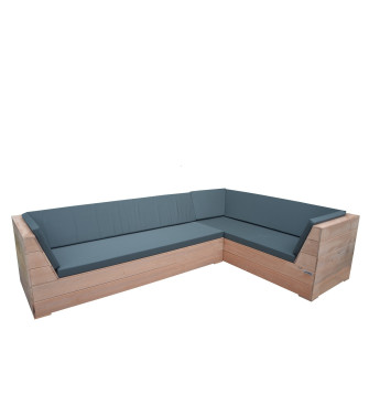 Wood4you - Lounge Set 6 Bankirai inkl Kissen