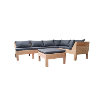 Wood4you - Lounge-Set 9 - Douglasie - inkl. Kissen