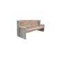 Wood4you - Panca da giardino Zelanda - 'Pacchetto fai da te' Impalcatura in legno - 175Lx72Hx62P cm - Incl cuscino