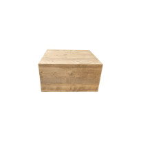 Wood4you - Hocker Washington Bois d'échafaudage 54Lx32Hx54D cm