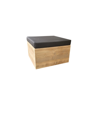 Wood4you - Hocker Washington Gerüst Holz 74Lx33Hx74T cm