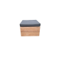 Wood4you - Hocker Washington Bankirai 72Lx32Hx72T cm