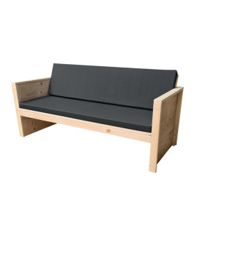 Wood4you - Banc de jardin - Bois - Kit - Coussin inclus