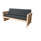 Wood4you - Tuinbank - Hout - Bouwpakket  - Incl kussen