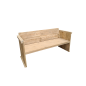 Wood4you - Banc de jardin Texel -  Kit de construction échafaudage bois 152Lx72Hx57P cm