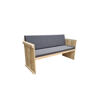 copy of Wood4you - Garden bench - Texel - Scaffold wood kit 152Lx72Hx57D cm