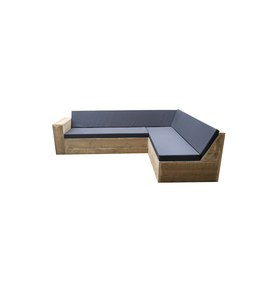 Wood4you Lounge set 1 échafaudage bois  - coussins inclus