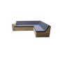 Wood4you Loungeset 1 steigerhout - incl kussens