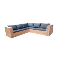 Wood4you - Lounge Set 2 Douglasie - inkl. Kissen