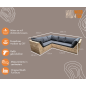 Wood4you - Lounge set - 6 scaffolding wood - incl Plofcushions