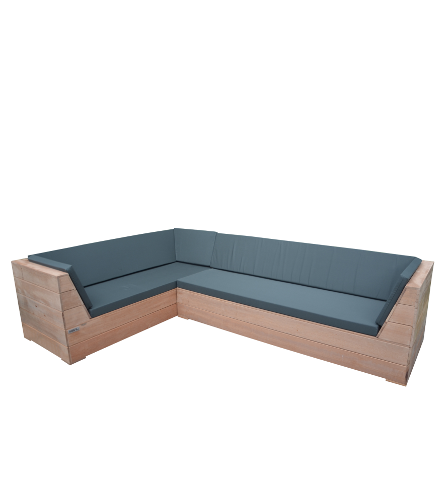 Wood4you - Lounge Set 6 Bankirai inkl Kissen