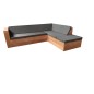 Wood4you - Lounge Set 7 Hartholz - inkl Kissen