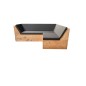 Wood4you Set lounge 8 legno da ponteggio - incl. cuscini eleganti