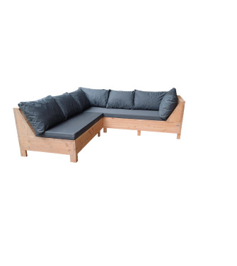 Wood4you - Lounge-Set 10 - Douglasie - inkl. Kissen