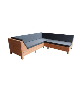 Wood4you - Lounge Set 10 - Douglas Fir - Sleek Cushions