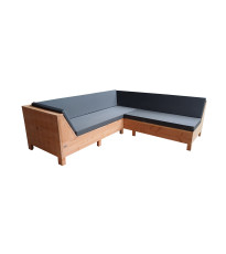 Wood4you - Loungeset 10 - Douglashout - Strakke kussens