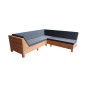 Wood4you - Loungeset 10 - Douglasienholz - Schlanke Kissen