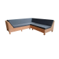 Wood4you - Lounge Set 10 - Douglas Fir - Sleek Cushions