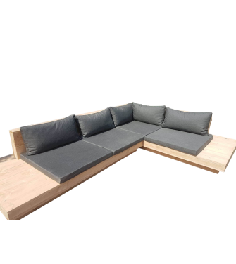 Wood4you - Lounge Set 12 Douglas incl. Throw Pillows