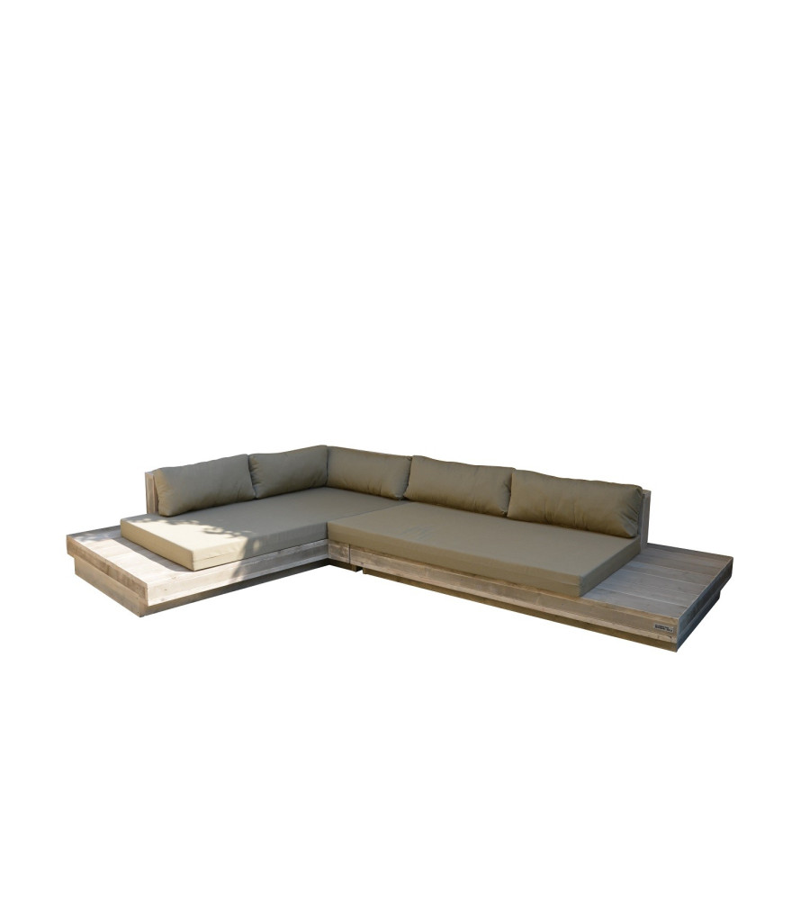 Wood4you - Loungeset 12 Steigerhout  incl kussens