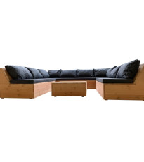 Wood4you - Lounge set 15 - incl cushions