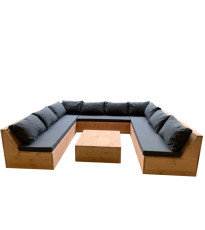 Wood4you - Lounge set 15 - incl cushions