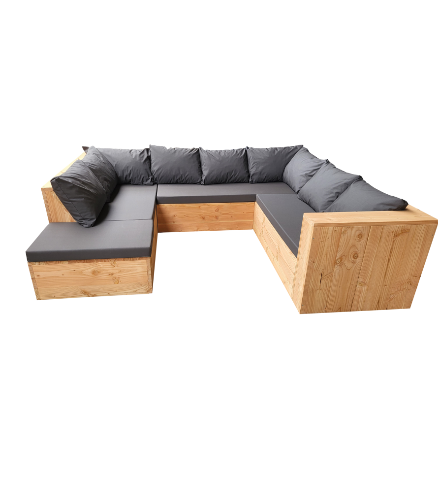 Wood4you - Loungeset 14 douglas - incl kussens