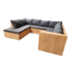 Wood4you - Loungeset 14 Douglas  - inkl. Kissen