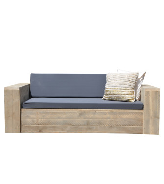 Wood4you - Loungesofa Washington - Industrieholz - inkl. Kissen