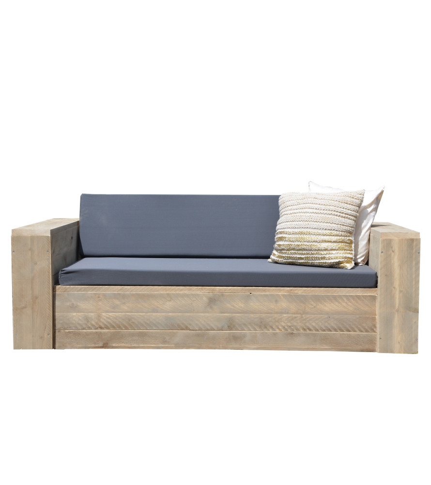 Wood4you - Lounge sofa Washington - Industrial wood - incl cushions