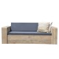 Wood4you - Loungebank Washington - Industrial wood - incl kussens