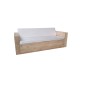 Wood4you - Canapé lounge Lissabon - Bois industriel - coussins inclus