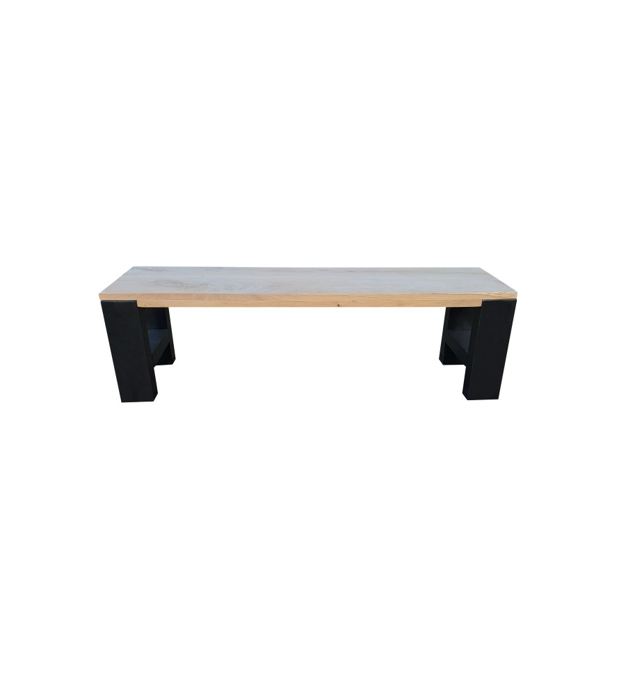 Wood4you - Bench Seattle -  black