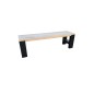 Wood4you - Bench Seattle -  black