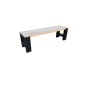 Wood4you - Bench Seattle -  black