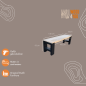 Wood4you - Bench Seattle -  black