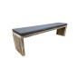 Wood4you - Tuinbank - Amsterdam steigerhout - incl kussen