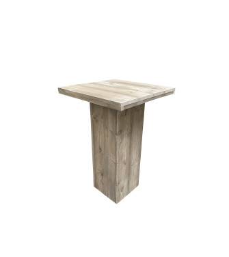 Wood4you - Bartafel - Steigerhout met kolompoot