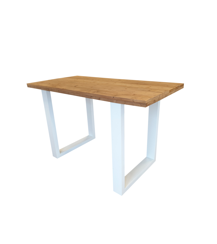 Wood4you - Table haute New England bois torréfié