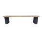 Wood4you - Banc de Jardin New England Échafaudage Bois  anthracite