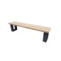 Wood4you - Banc de Jardin New England Échafaudage Bois  anthracite