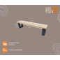 Wood4you - Garden bench - New England Scaffoldwood - anthracite