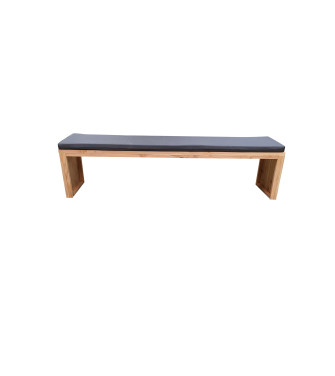 Wood4you - Banc de jardin Amsterdam Douglas - coussin inclus