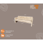 Wood4you - Banc de jardin - Bois - Kit de construction