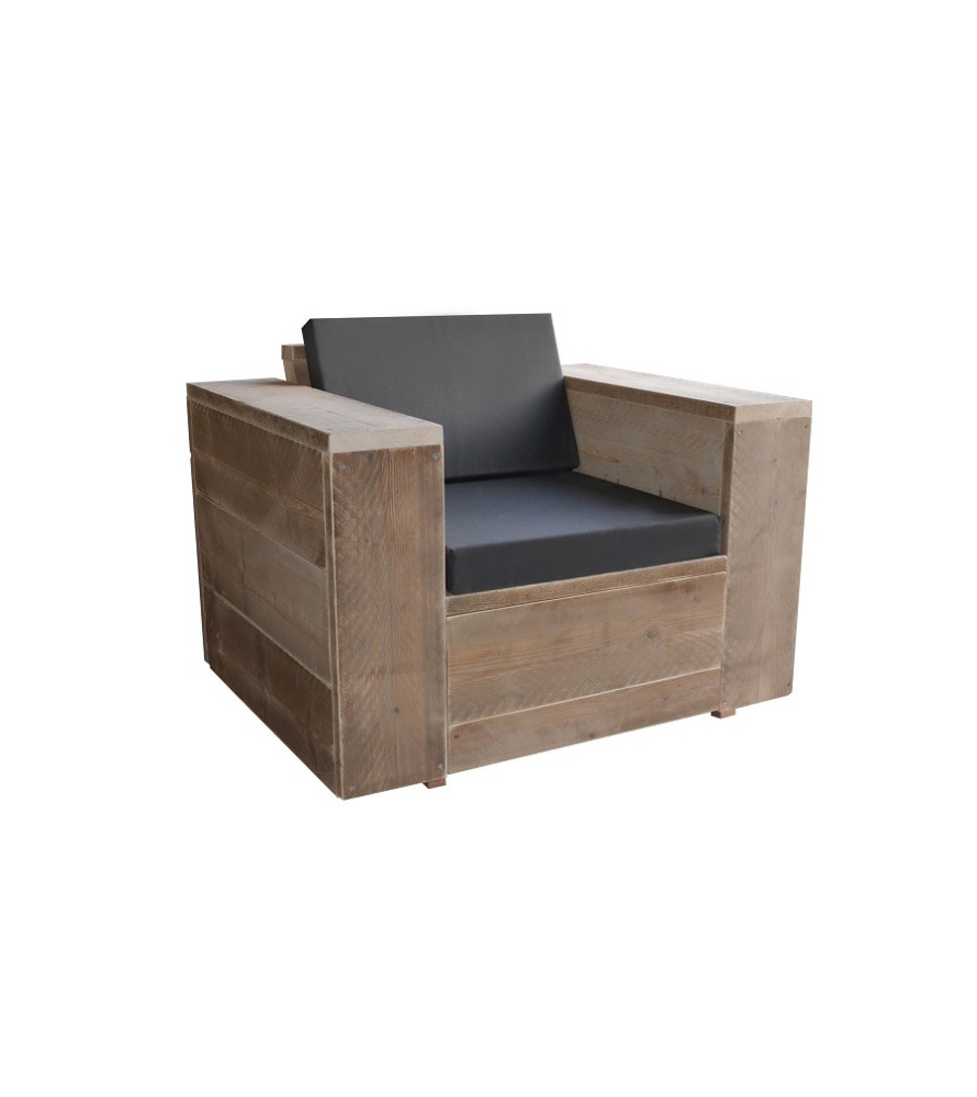 Wood4you - Loungestoel Washington 100Lx60Hx80D cm