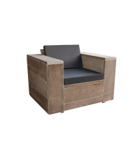 Wood4you - Wood4you - Lounge chair Washington 100Lx60Hx80D cm Washington 100Lx60Hx80D cm