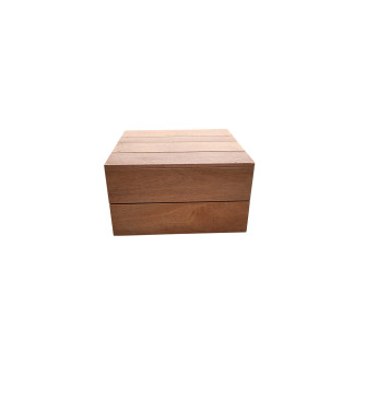 Wood4You - Washington Bankirai Hocker 55Lx33Hx55W cm