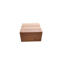 Wood4You - Washington Bankirai Hocker 55Lx33Hx55W cm